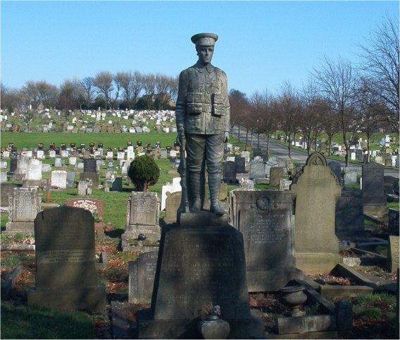 The Soldier In Burnley Cemetery