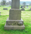 Memorial to an Accrington Stanley Footballer